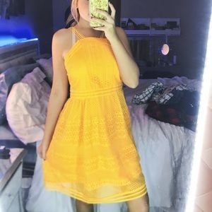 yellow lace summer dress!